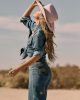 Wrangler - Lainey Wilson Embroidered Wide Leg Jeans
