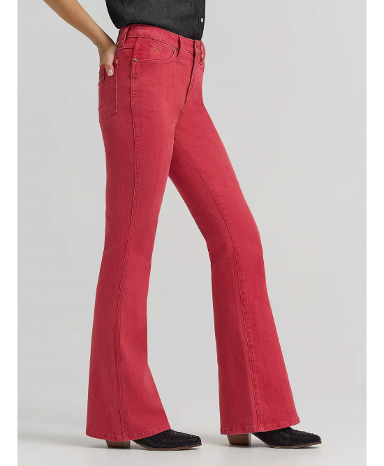 Wrangler - Lainey Wilson Flare Jeans Red
