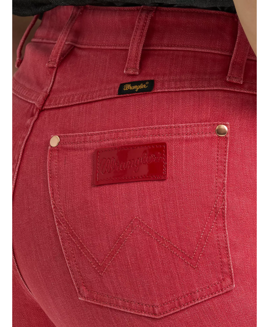 Wrangler - Lainey Wilson Flare Jeans Red