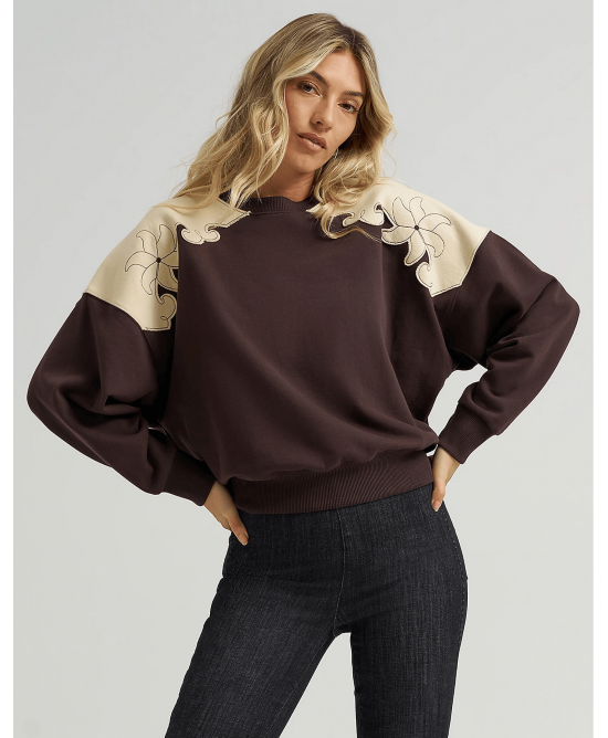 Wrangler - Lainey Wilson Lainey Crew Neck Jumper Wrangler - Lainey Wilson Lainey Crew Neck Jumper