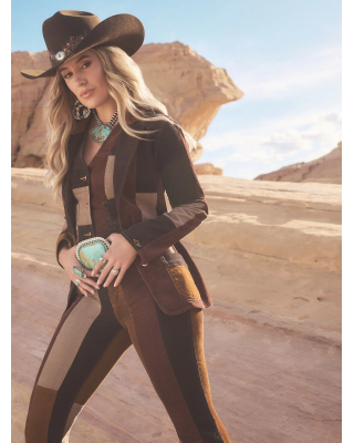 Wrangler - Lainey Wilson Corduroy Patchwork Blazer