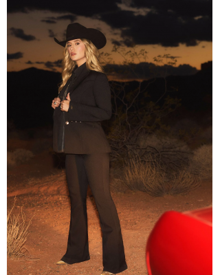 Wrangler - Lainey Wilson Polywrancher Flare Trousers