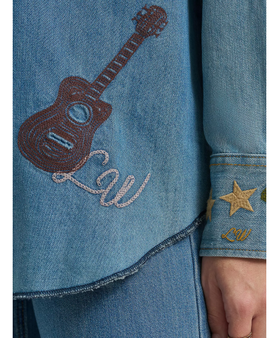Wrangler - Lainey Wilson Embroidered Flower Shirt Wrangler - Lainey Wilson Embroidered Flower Shirt