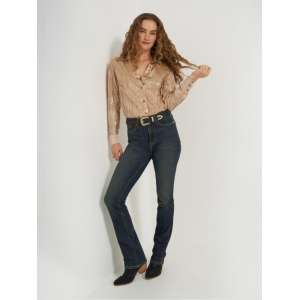 Wrangler - Lainey Wilson Snap Shirt Rose Gold