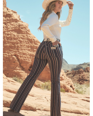 Wrangler - Lainey Wilson Striped Flare Jeans