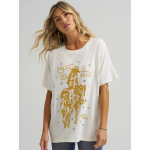 Wrangler - Lainey Wilson Country Is Cool Oversized Tee Wrangler - Lainey Wilson Country Is Cool Oversized Tee