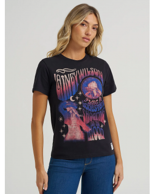 Wrangler - Lainey Wilson Lainey Wilson Regular Tee Shooting for the moon