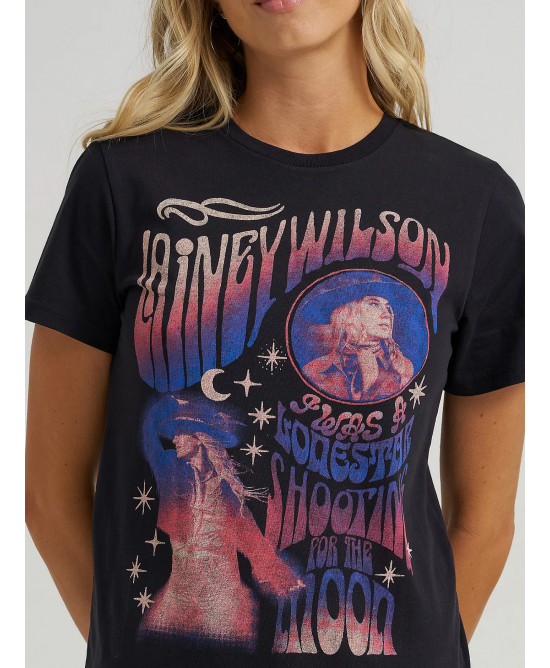 Wrangler - Lainey Wilson Lainey Wilson Regular Tee Shooting for the moon Wrangler - Lainey Wilson Lainey Wilson Regular Tee Shooting for the moon