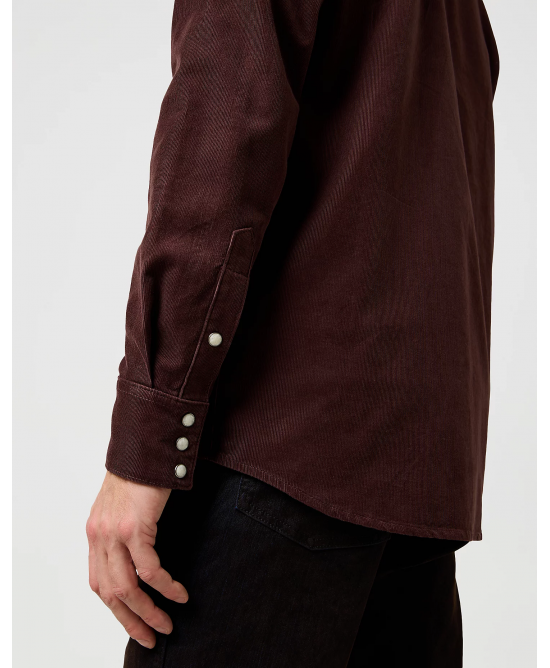 Wrangler - Western Corduroy Shirt Mahogany