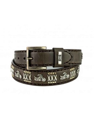 Mayura 658 Biker Belt Brown