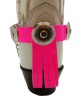 Boot Strap - Back Fringe Magenta Boot Strap - Back Fringe Magenta