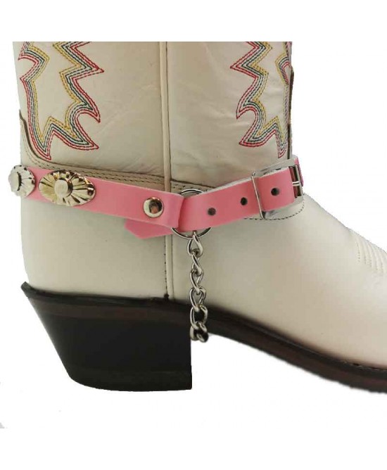 Boot Strap - Oval Pink