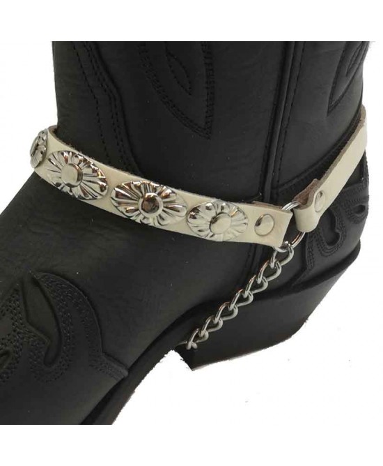Boot Strap - Oval White Boot Strap - Oval White