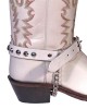 Boot Strap - Conical Stud 3/4 White Boot Strap - Conical Stud 3/4 White