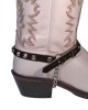 Boot Strap - Conical Stud 1/2 Dark Brown