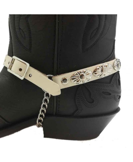 Boot Strap - Oval White Boot Strap - Oval White