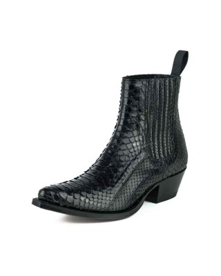 Mayura Marie 2496 Black Snakeskin