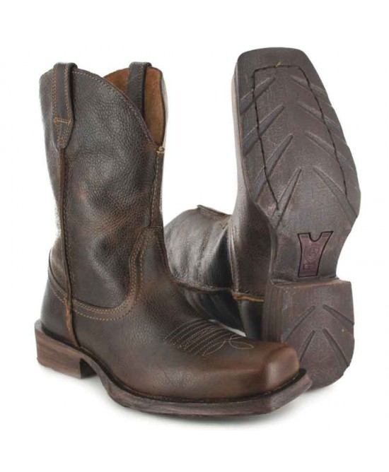 Ariat Femme Chaussures Bottes Cowboy & Bikerboots Mens Rambler Western Boots in Wicker Leather 