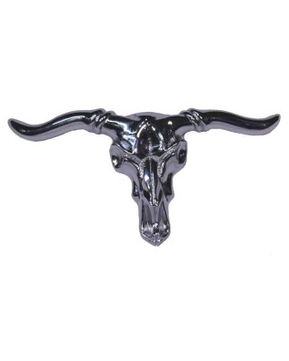 Belt Buckle - Steer Head Silver