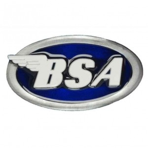 Belt Buckle - BSA Oval Logo Blue