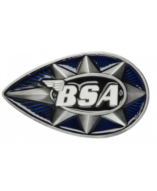 Belt Buckle - BSA Teardrop Star Blue/Black