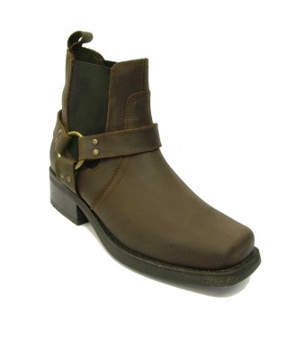 Woodland - Harley Men's Harness Cowboy Boot Brown