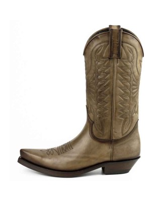 Mayura 1920 Western Biker Boot Taupe