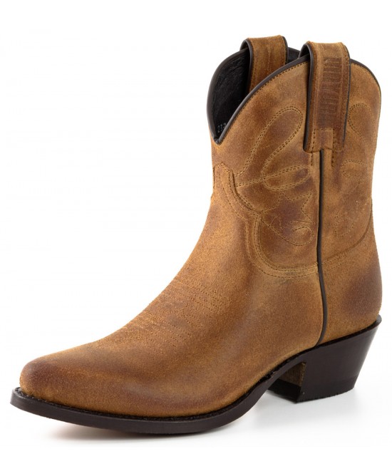 Mayura 2374 Serrapim Whisky Ladies Cowboy Ankle Boots
