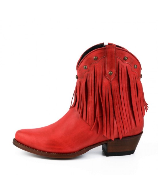 Mayura - Vintage Red with Fringes - 2374