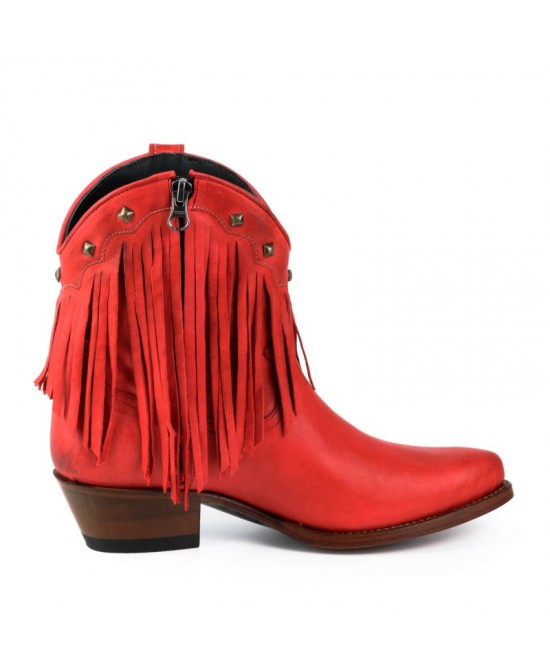 Mayura - Vintage Red with Fringes - 2374 Mayura - Vintage Red with Fringes - 2374