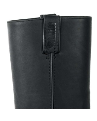 Mayura 001 Cowboy Biker Boot Black