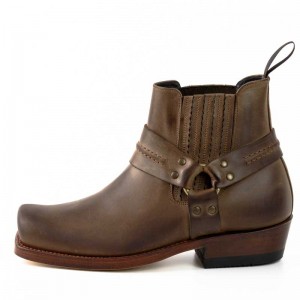 Mayura 004 Ankle Harness Boot Brown Mayura 004 Ankle Harness Boot Brown