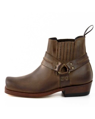Mayura 004 Ankle Harness Boot Brown
