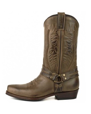 Mayura 007 Cowboy Biker Boot Brown
