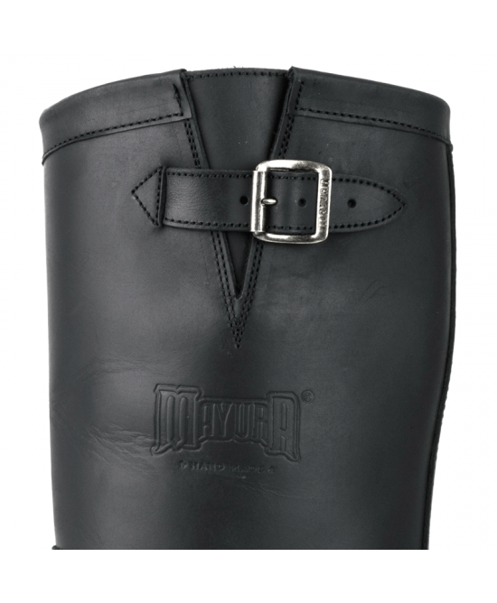 Commando Sole Leather Biker Boots