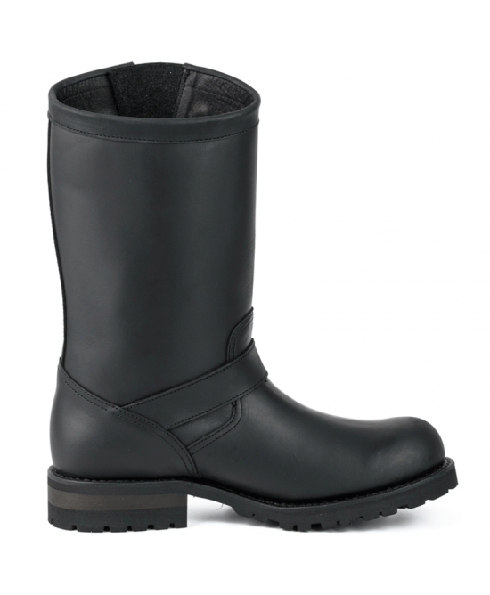 Commando Sole Leather Biker Boots