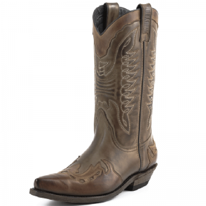 Mayura 017 Cowboy Boot Taupe Ecotan