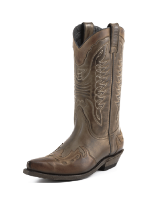 Mayura 017 Cowboy Boot Taupe Ecotan