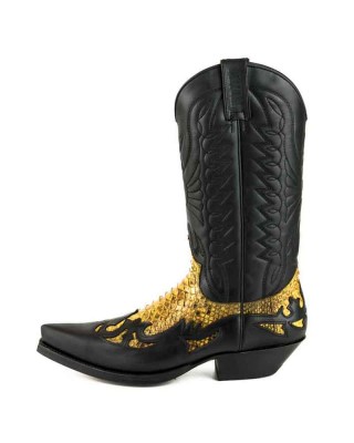 Mayura 1935 Black / Camel Genuine Snakeskin