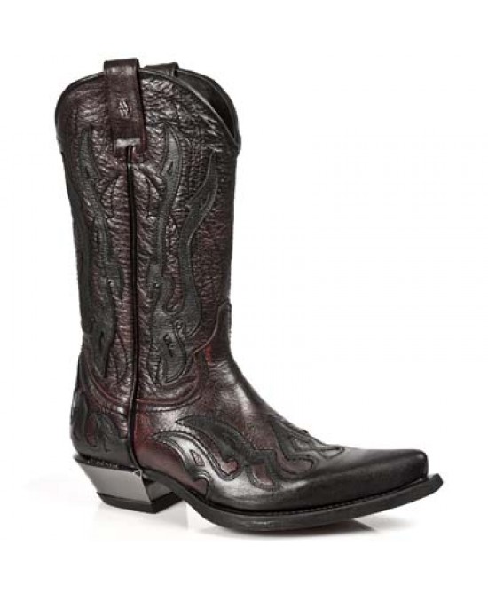 New Rock - Black And Red - M.7921-C30 New Rock - Black And Red - M.7921-C30