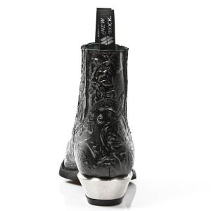 New Rock - M.7953-S21 - Vintage Flower Boots