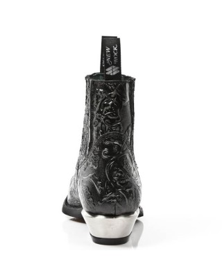 New Rock - M.7953-S21 - Vintage Flower Boots