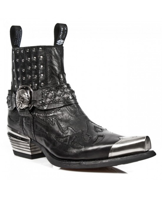 New Rock - M.7950P-S1 - Flame Ankle Boots New Rock - M.7950P-S1 - Flame Ankle Boots