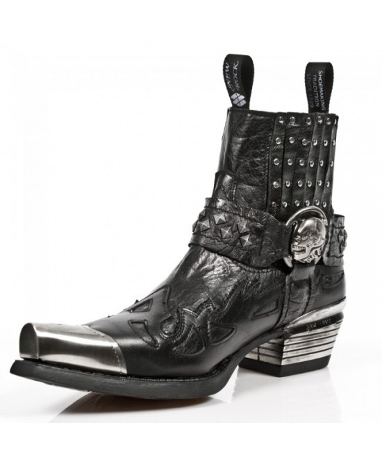 New Rock - M.7950P-S1 - Flame Ankle Boots New Rock - M.7950P-S1 - Flame Ankle Boots