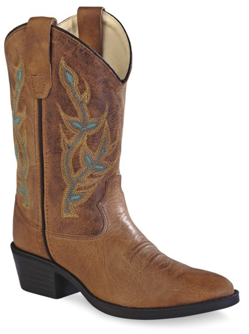 leather cowboy boots for girls