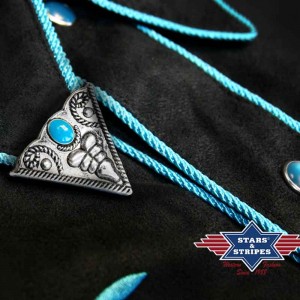 Stars & Stripes - Collar Tip Turquoise