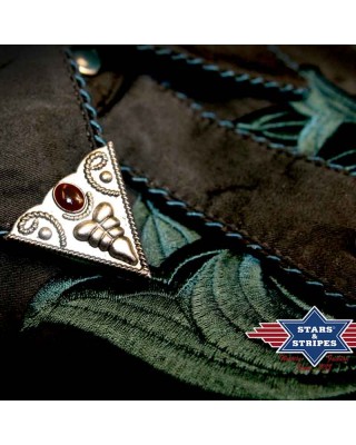 Stars & Stripes - Collar Tip Red & Silver