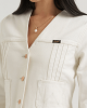 Wrangler - Lainey Wilson - Pleated Tour White Denim Blouse 