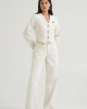 Wrangler - Lainey Wilson Tour Barrel High Rise Denim Jeans - Pearl White