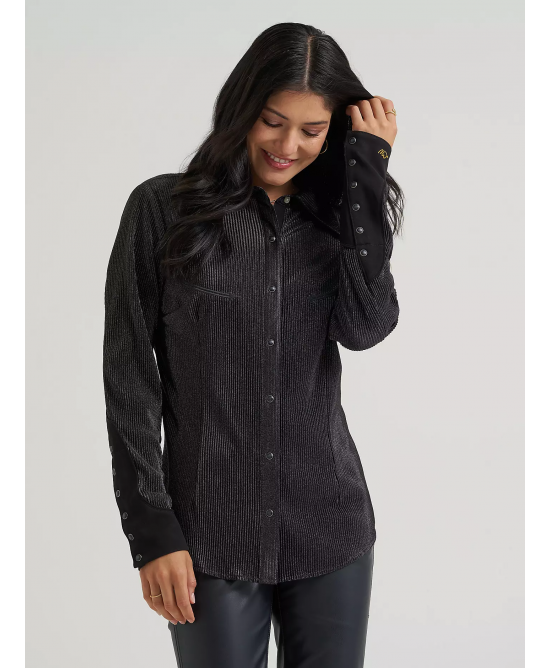 Wrangler - Lainey Wilson Shimmer Night Sky Shirt Wrangler - Lainey Wilson Shimmer Night Sky Shirt